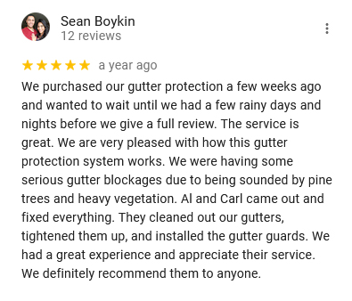 Raleigh gutter guard review